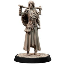 Shieldmaiden North Warrior Resin Miniature 32mm D&D Tabletop RPG Fantasy Figure