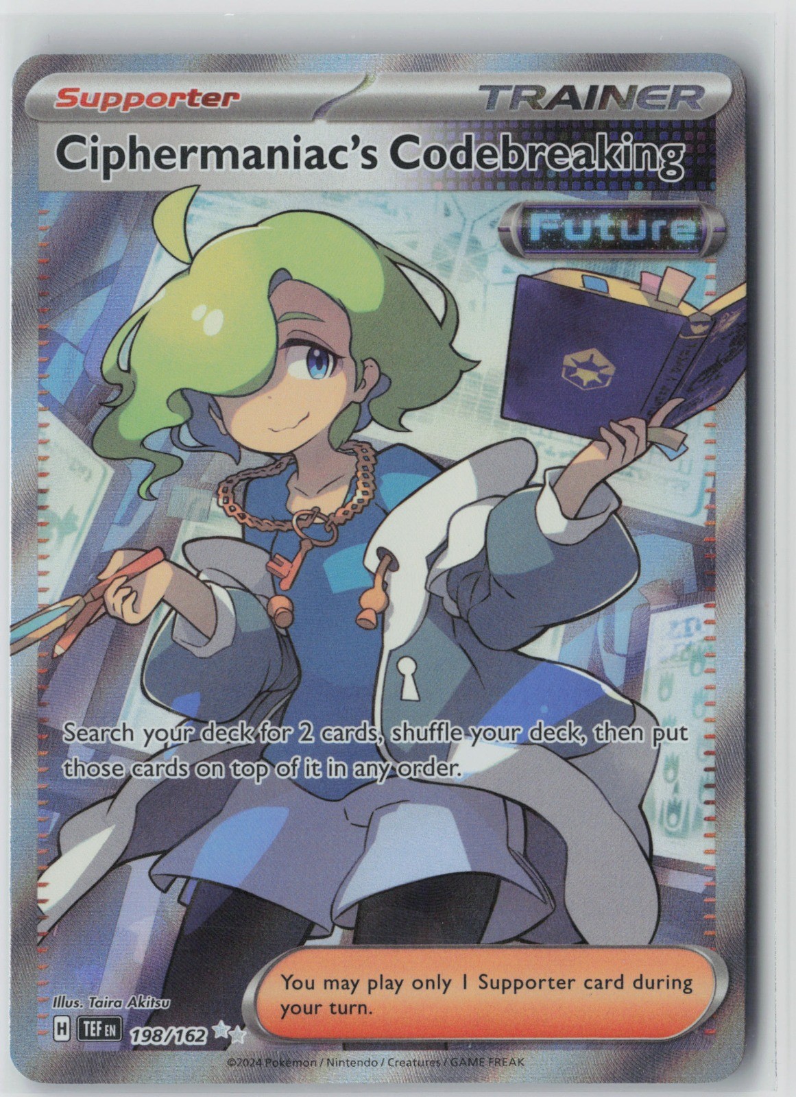 Ciphermaniac's Codebreaking Ultra Rare SV05: Temporal Forces 198/162 NM