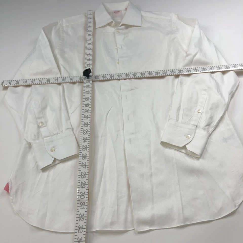 Thomas розовый 17/35 LS смокинг платье рубашка белая елочка новом - Изображение 4 из 4