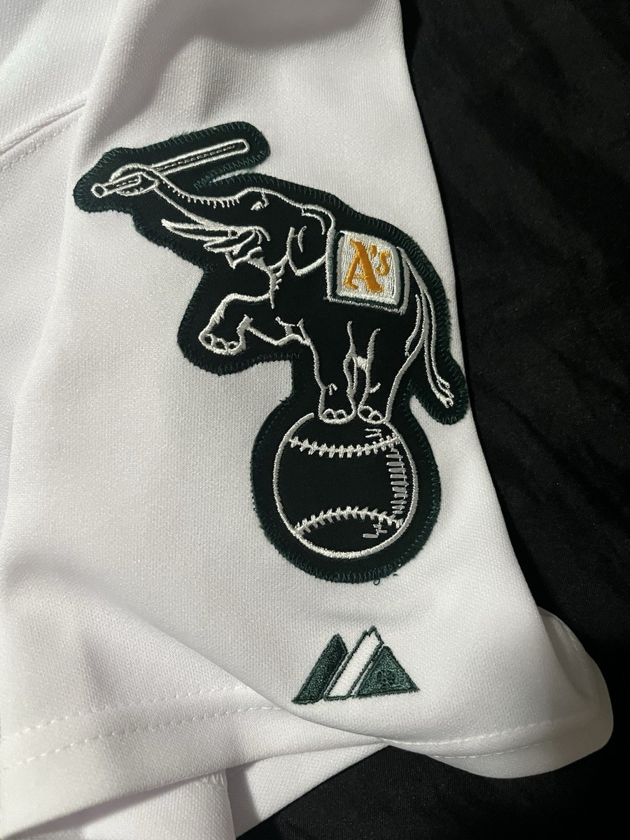 Majestic Authentic Collection Oakland Athletic's Eric Chavez #3