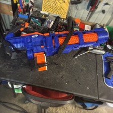 NERF N-Strike Elite Titan CS-50 Dart Blaster Drum New Projectiles Working
