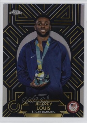 2024 Topps Chrome US Olympic & Paralympic Team and Hopefuls Jeffrey Louis 15wb