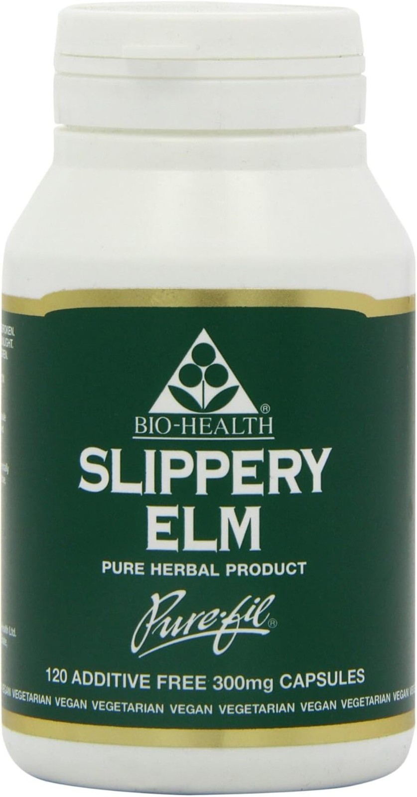 Bio-Health Slippery Elm 300mg Capsules - 120 Count