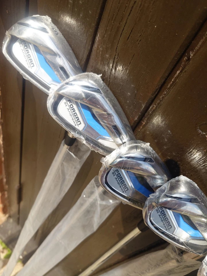 Forgan F200 Stainless Steel Iron Set with Hybrid, Right Hand, Steel Shafts - Image 3 of 4
