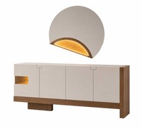 Sideboard Mit Spiegel Kommodenschrank Anrichte Schrank Esszimmerschrank