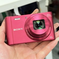 SONY Cyber Shot DSC-WX300 Pink Digital Camera 20x Zoom 18.2MP - 95 New