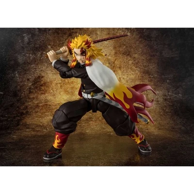 S.H.FIGUARTS S.H. Figuarts Kyojuro Rengoku Figur - Demon Slayer - Kimetsu no Yaiba - Bandai