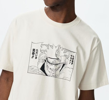 UNIQLO UT NARUTO - Camiseta Manga Zorro Nueve Colas Shueisha 100 Aniversario JP