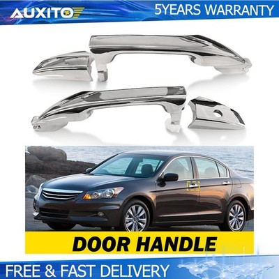Front Rear Left For 2008-12 Honda Accord Coupe Chrome Door Handle Covers Trim M