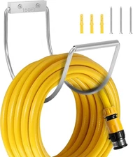 Garden Hose Holder Water Hose Hanger Wall Mounted,304Stainless Steel Solid Hose