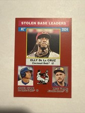 2025 Topps Heritage - NL Stolen Base Leaders - Red Border - Elly Ohtani Turang