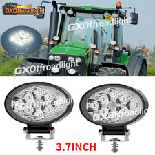 2x 3.7 Oval Agricultural Led Lights 12v 24v Led Tractor Work Light Flood Lamp