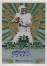 2018 Leaf Valiant Midas Touch Green 53/60 Riley Ferguson #MT-RF2 Auto 0g4