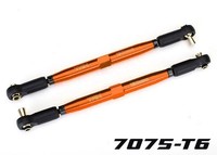 Traxxas X-Maxx Vorspurstange 7075-T6 Aluminium Orange 157Mm (2) / TRX7748-ORNG