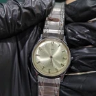 Vintage Timex Marlin Mens Watch 32mm For Repair Broken Crown Broken Stick