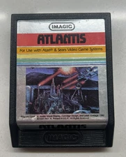 1982 Atari 2600 Imagic Atlantis Game 