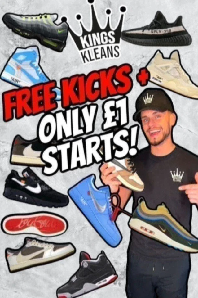 £1 NO RESERVE+FREE KICKS Jordans/Air Max/High End++