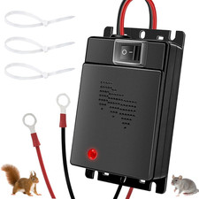 Ultrasuoni per Topi Auto, 12V Dissuasori per Topi Con Ultrasuoni E Luce LED, Rep