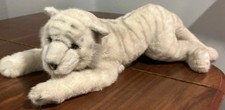 RUSS BERRIE White Tiger  YOMIKO  LARGE 34  LONG Stuffed Animal No. 259 Item 7975