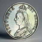 1890 Victoria Double Florin — photo from another recent sale