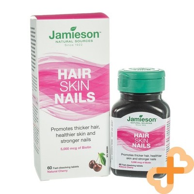 Jamieson Haar Haut Nägel Biotin 5000 Mcg N60 B Vitamin Metabolisieren Tabletten