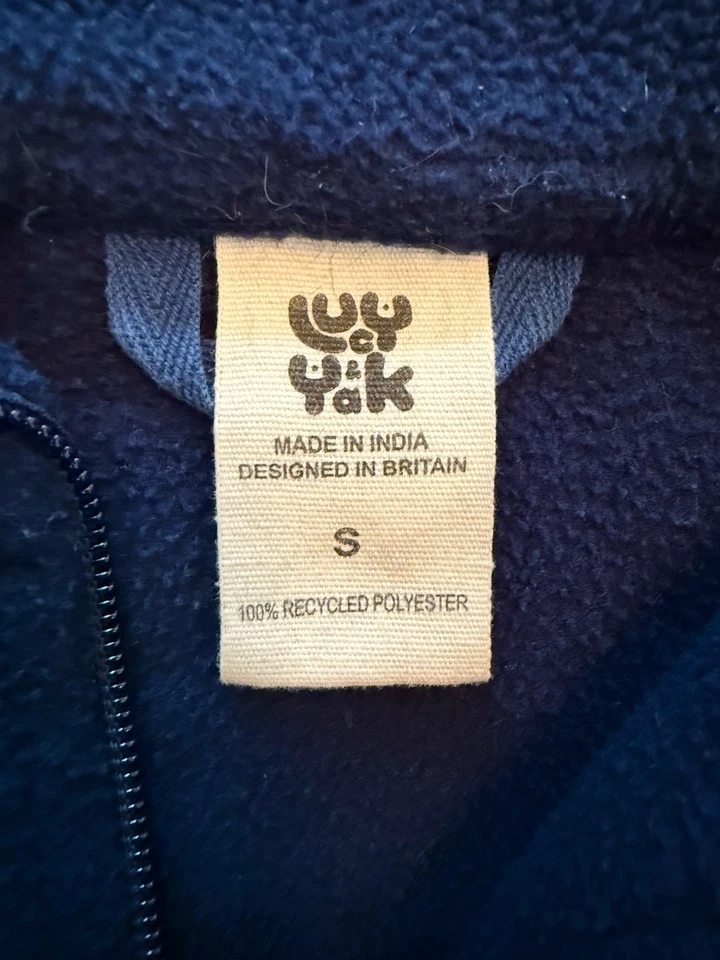 Lucy and Yak укороченный на молнии цветной блок флис розовый, темно-синий, фиолетовый - Изображение 3 из 4