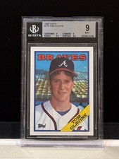 1988 Topps Tom Glavine #779 BGS 9 MINT Rookie (RC)