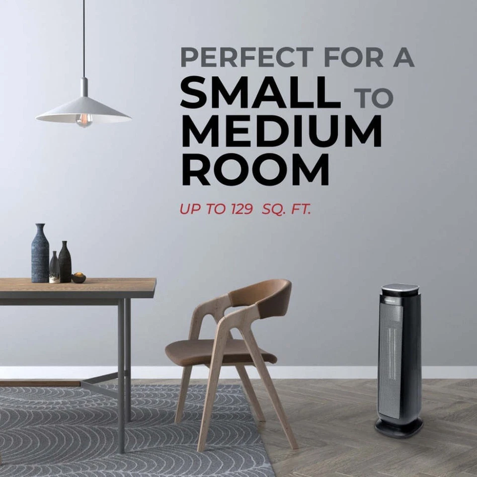 VisionAir 1VAHCT23 1500/900W 23" Oscillating Digital Ceramic Tower Heater New - Image 4 of 4