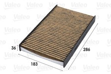 Innenraumfilter VALEO PROTECT MAX 701014 mit fungizider Wirkung für CC C4 307 C2