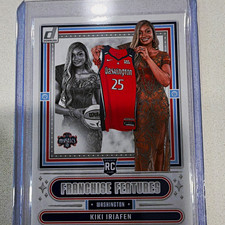 Panini 2025 WNBA Donruss Franchise Features #18 Kiki Iriafen RC Mystics