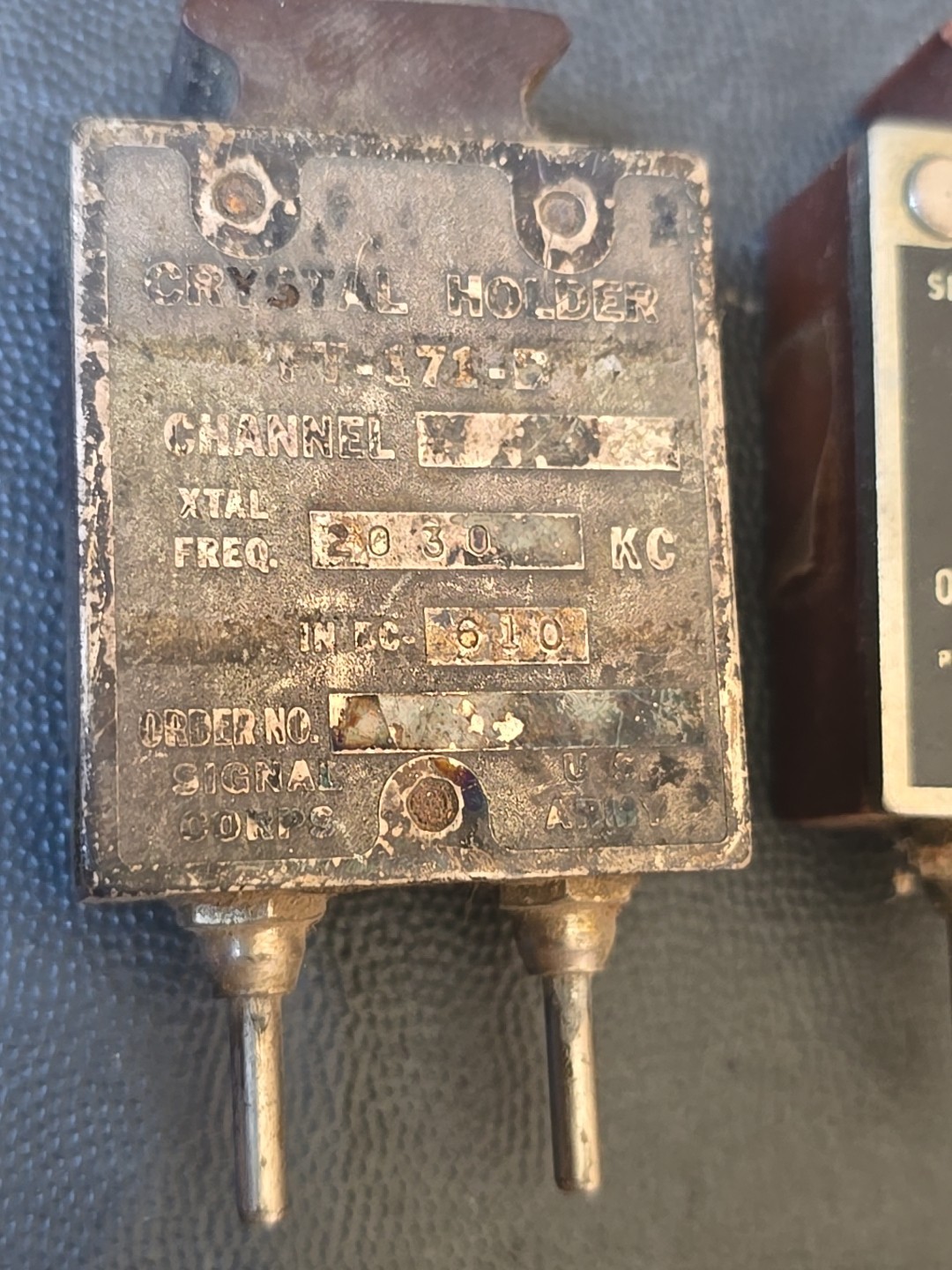 (9)Ham Radio and other frequency crystals And Crystal Holders not tested Lot #2