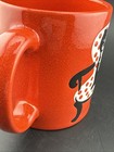 Vintage Waechtersbach W Germany Red Black Cat Mug Polka Dot Chair — photo 9