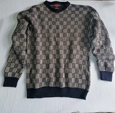 Stone Haven Sweater XL Tall Cosby sweater knitted Geometric Pattern
