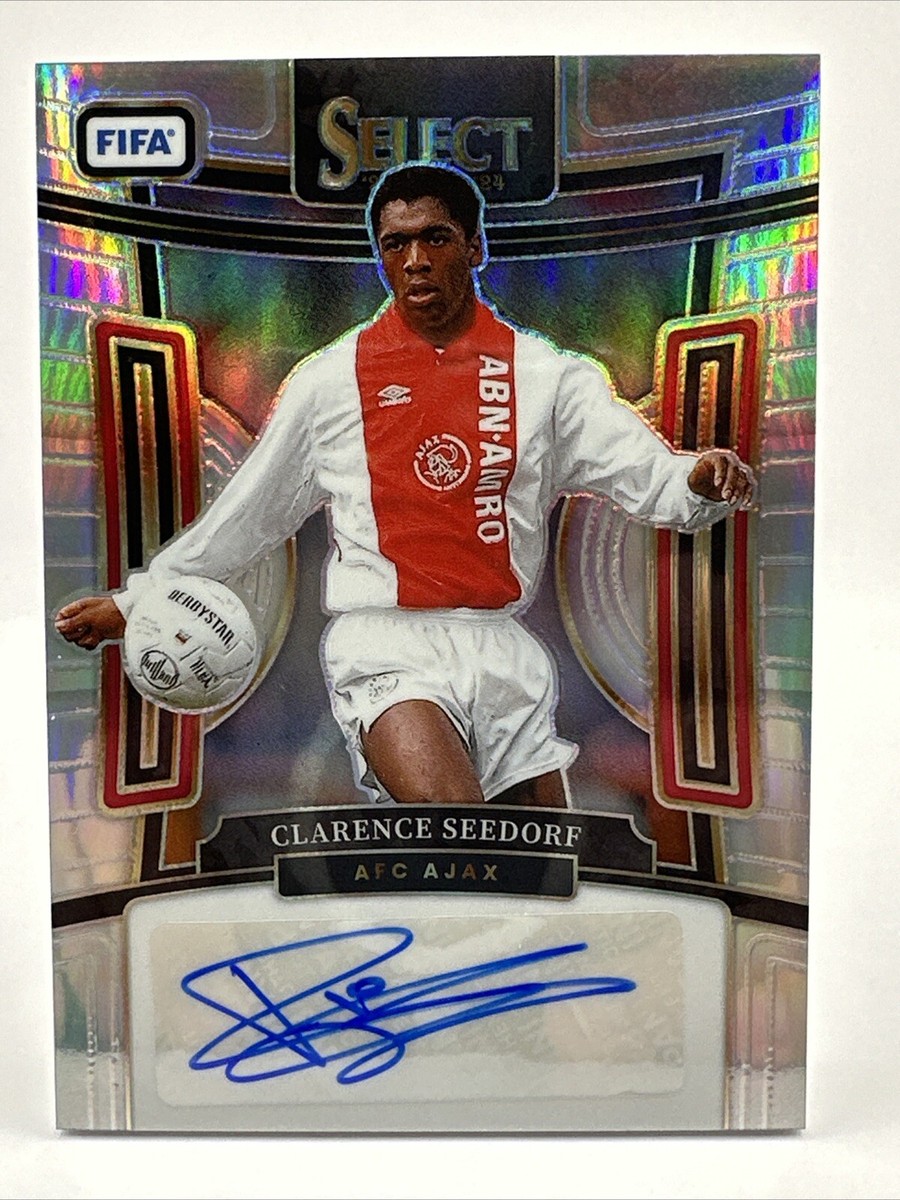 Clarence Seedorf 2023-24 Select FIFA Signatures Auto Silver Prizm
