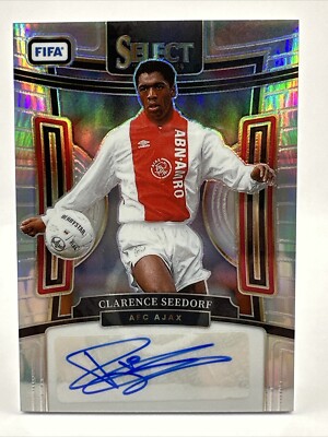 Clarence Seedorf 2023-24 Select FIFA Signatures Auto Silver Prizm