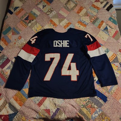 Nike TJ Oshie Team USA Hockey Jersey Sochi Olympics 2014 Size