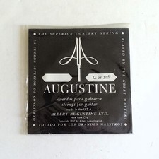Augustine Black Single G Classical Guitar Strings Silver New