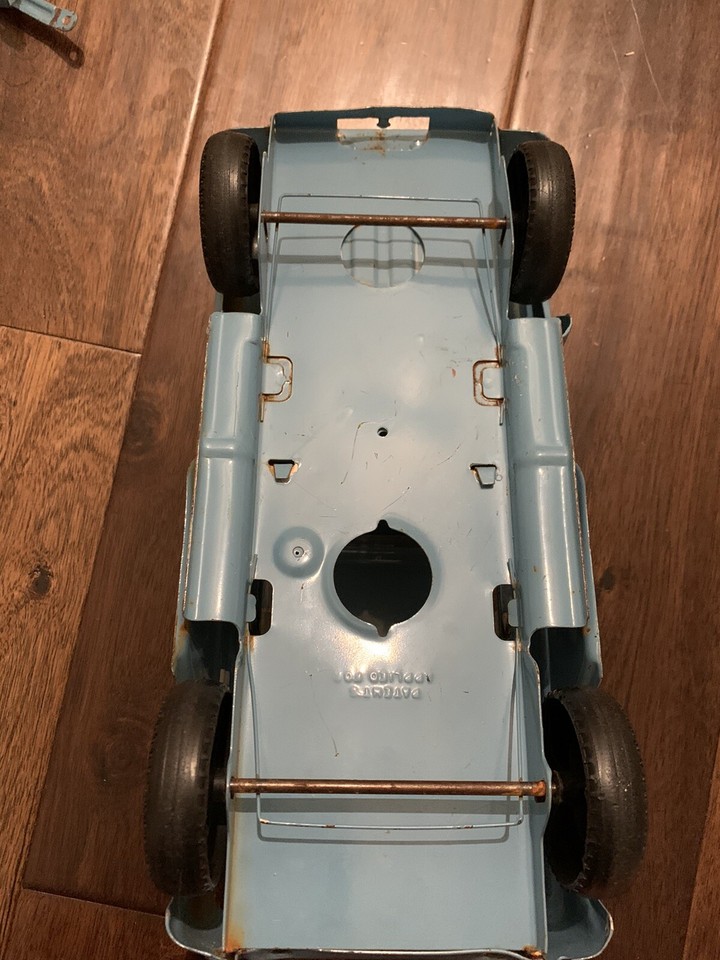 Buddy L Pickup Truck Step side Bed and Suspension Pressed Steel And