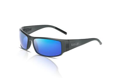 Bolle King Sonnenbrille BS026003 Offshore Polarisiert Schwarz Blau 63mm