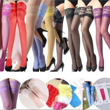 SeXy Strapsstr&uuml;mpfe Feinstr&uuml;mpfe Spitze Str&uuml;mpfe auch als Halterlos m&ouml;glich