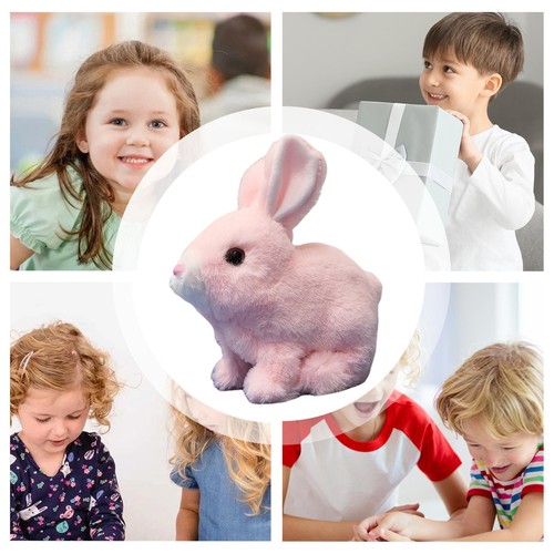 Hopping Rabbit Interactive Electronic Pet Plush Bunny Toy with Sounds - Picture 7 of 14