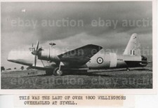 VICKERS WELLINGTON - ORIGINAL AVIATION PHOTO