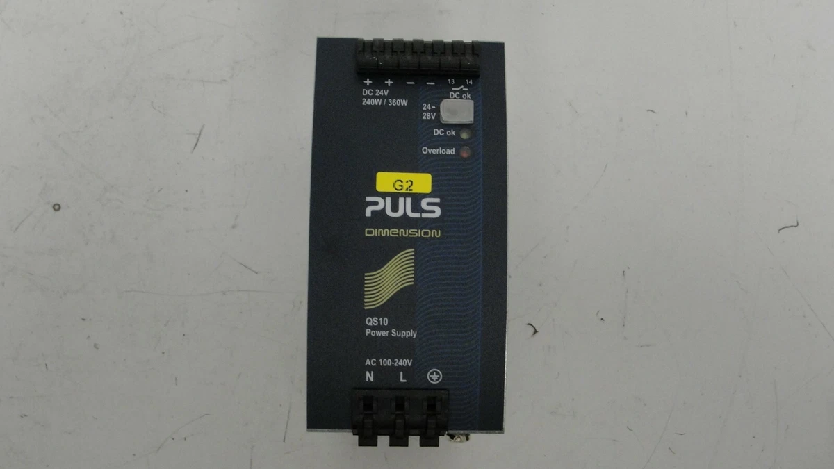 Puls QS10.241 power supply 24-28 vdc output