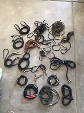 Vintage Lot Of Guitar, Audio, Microphone Cables / Original Music Cords