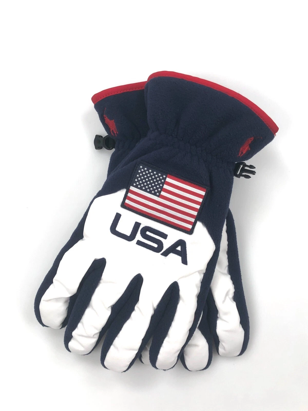 NWT XL POLO RALPH LAUREN TEAM USA FLAG TOUCH SCREEN GLOVES