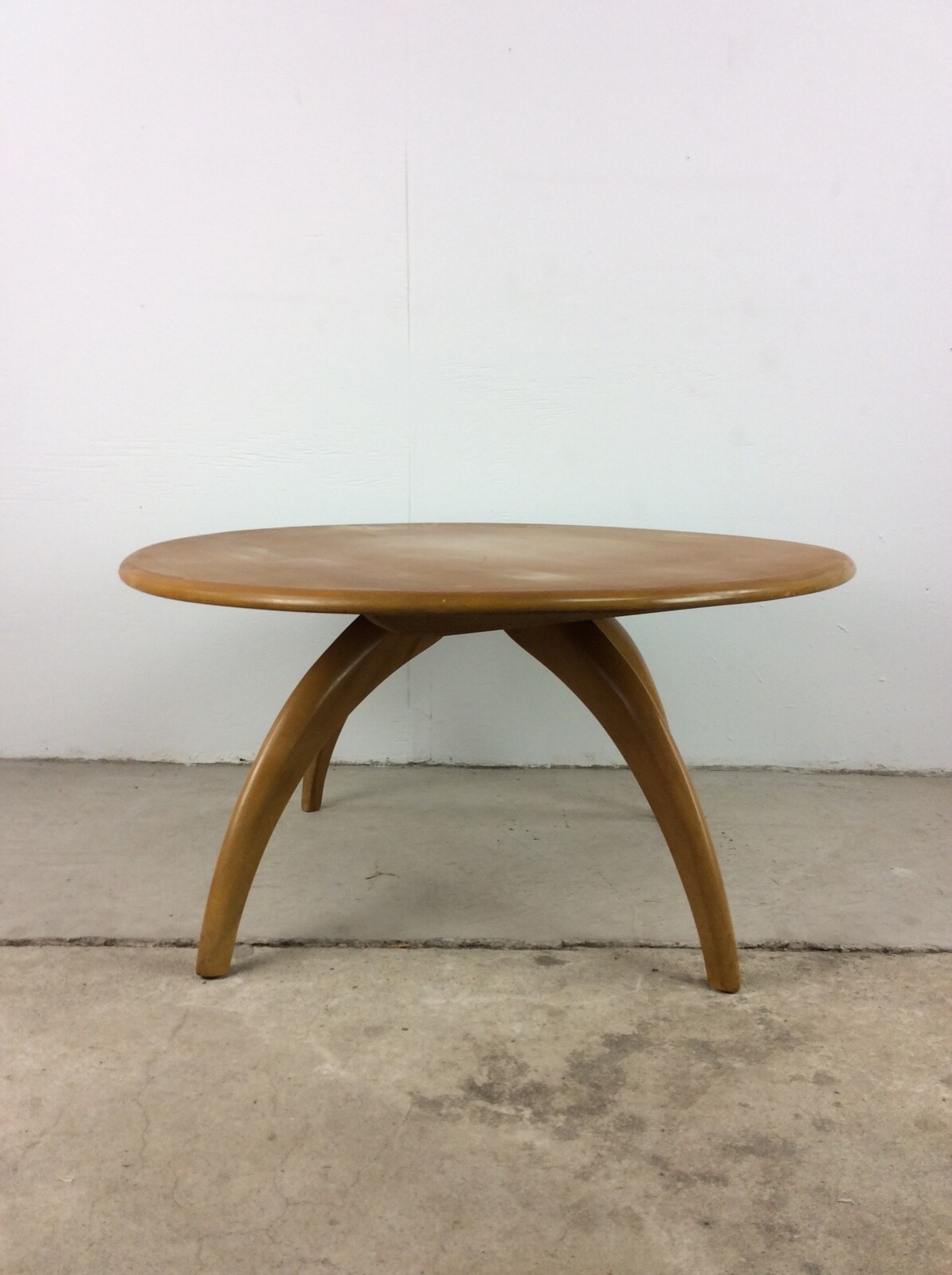 Mid Century Modern Lazy Susan Coffee Table by Heywood Wakefield eBay