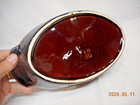 Brown Glaze Drip Divided Serving Dish Bowl USA 14G 12.25" Long Vintage Pottery — photo 6