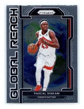 2021-22 Panini Prizm Basketball #7 Pascal Siakam Global Reach Toronto Raptors