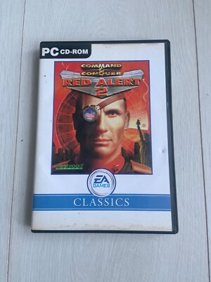Command and Conquer Alarmstufe Rot 2 PC CD Rom DVD Videospiel EA. Sowjet/Alliierte 2000