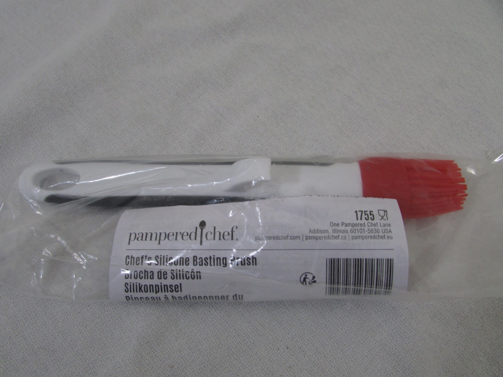 Pampered Chef Silicone Basting Brush 1755 NEW Sealed! Pastry Brush eBay